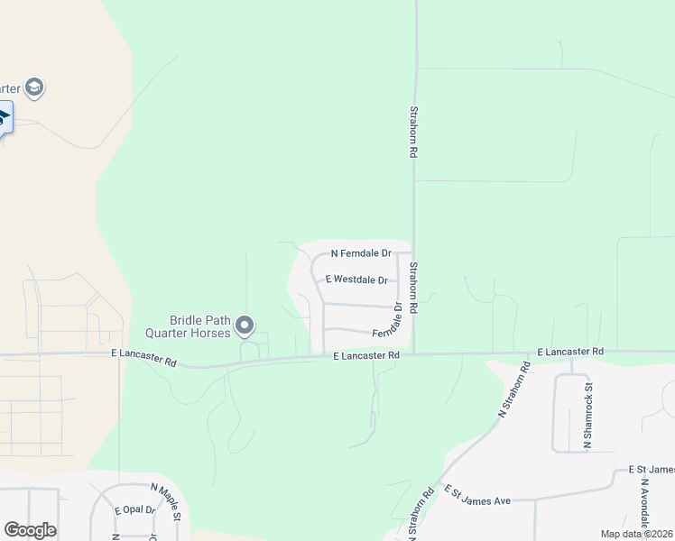 map of restaurants, bars, coffee shops, grocery stores, and more near 1485 East Twistwood Drive in Hayden