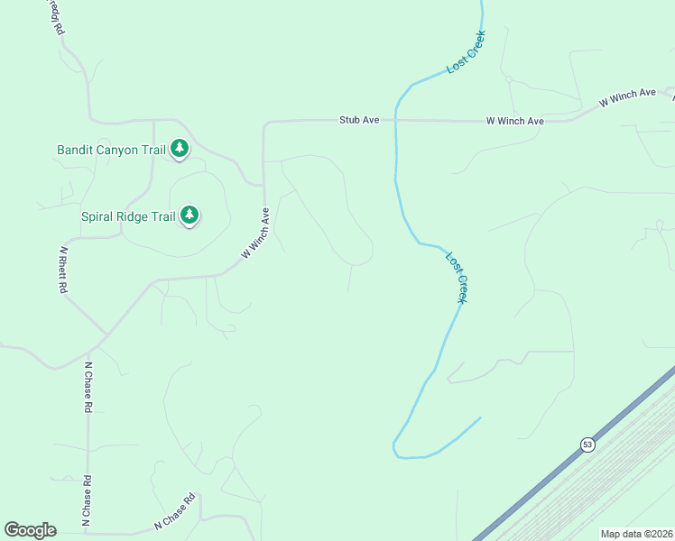 map of restaurants, bars, coffee shops, grocery stores, and more near 12868 West Winch Avenue in Post Falls
