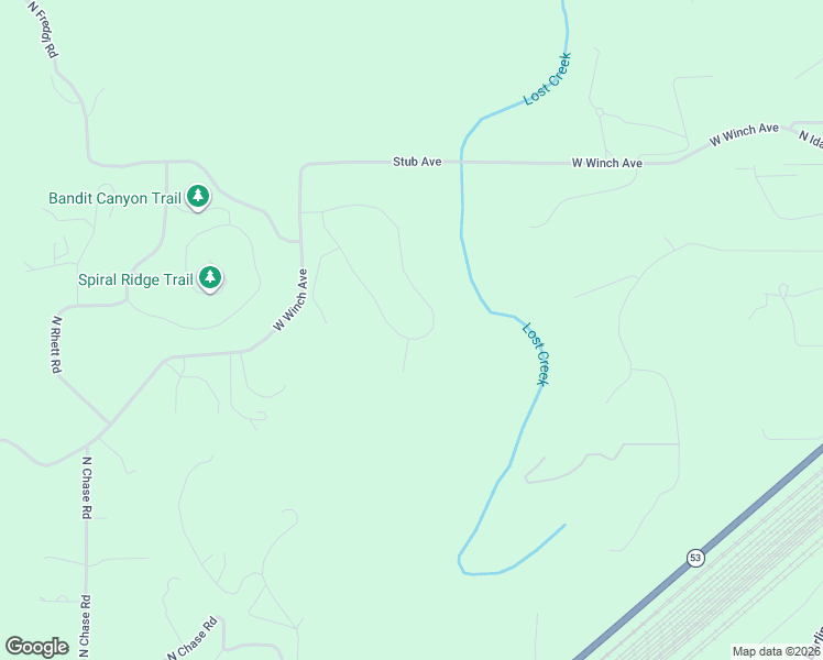 map of restaurants, bars, coffee shops, grocery stores, and more near 12868 West Winch Avenue in Post Falls