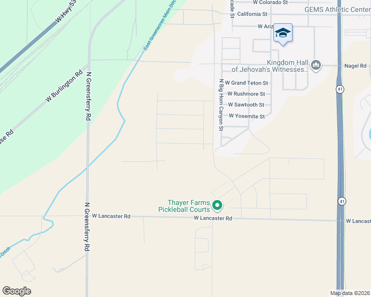 map of restaurants, bars, coffee shops, grocery stores, and more near 9073 Disc Avenue in Rathdrum