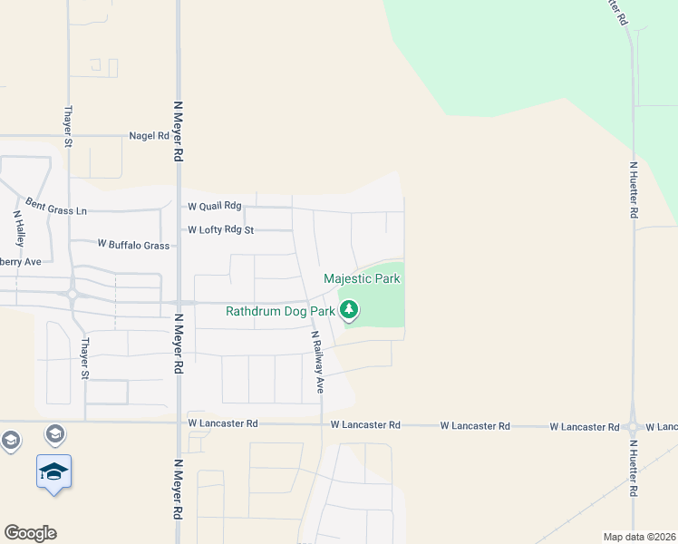 map of restaurants, bars, coffee shops, grocery stores, and more near 5465 West Majestic Avenue in Rathdrum