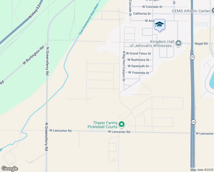 map of restaurants, bars, coffee shops, grocery stores, and more near 9073 Disc Avenue in Rathdrum