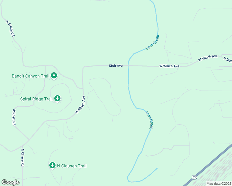 map of restaurants, bars, coffee shops, grocery stores, and more near 12868 West Winch Avenue in Post Falls