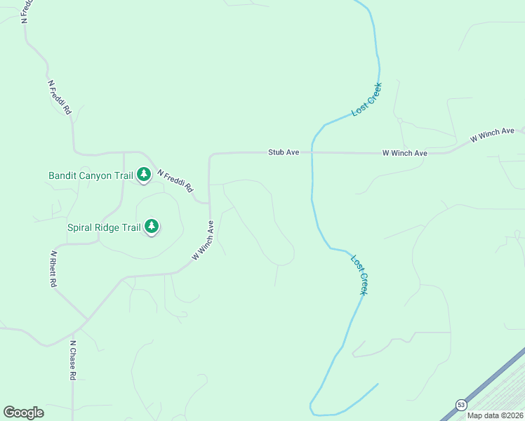 map of restaurants, bars, coffee shops, grocery stores, and more near 12868 West Winch Avenue in Post Falls