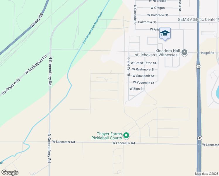 map of restaurants, bars, coffee shops, grocery stores, and more near in Rathdrum
