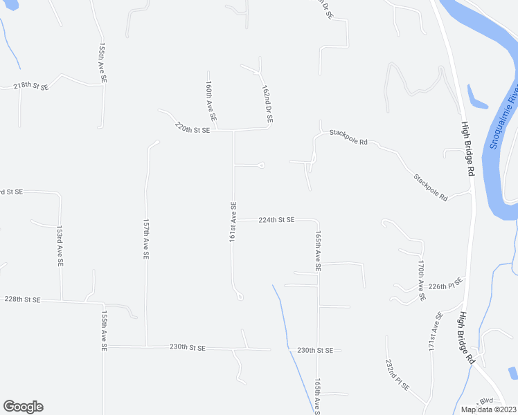 map of restaurants, bars, coffee shops, grocery stores, and more near 22307 161st Avenue Southeast in Monroe