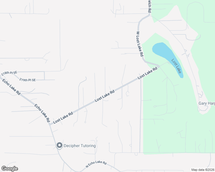 map of restaurants, bars, coffee shops, grocery stores, and more near 13315 Lost Lake Road in Snohomish