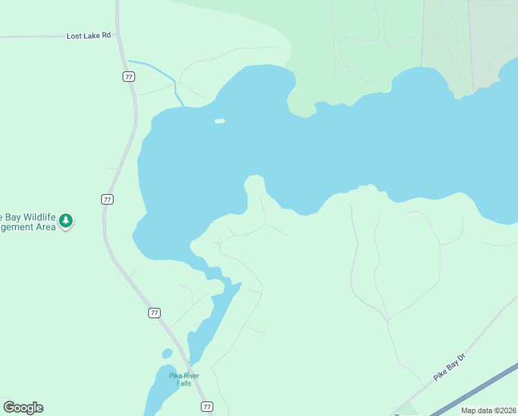 map of restaurants, bars, coffee shops, grocery stores, and more near 9467 Saint Odilia Beach Road in Tower