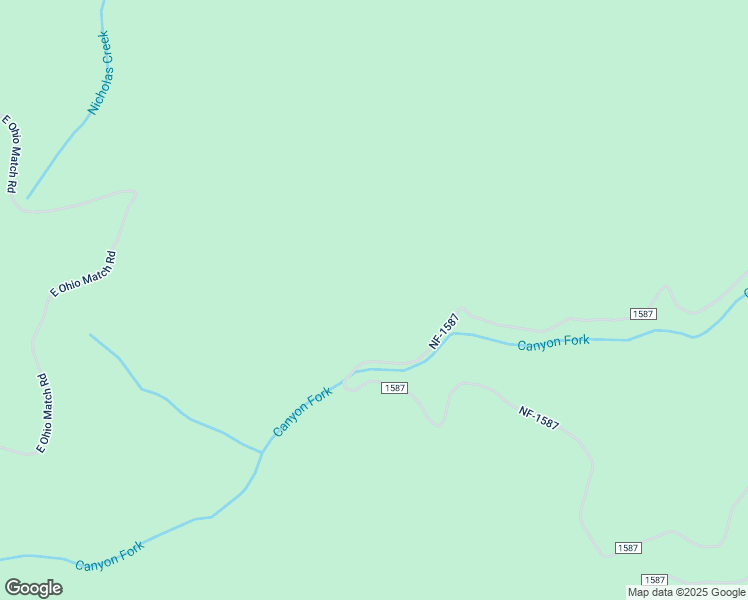 map of restaurants, bars, coffee shops, grocery stores, and more near National Forest Development Road 1587 in Kootenai County