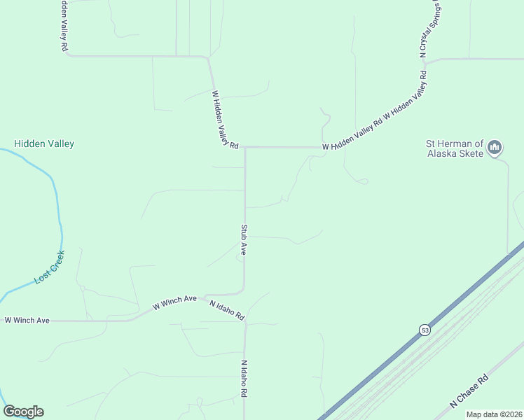map of restaurants, bars, coffee shops, grocery stores, and more near 13874 North Idaho Road in Rathdrum