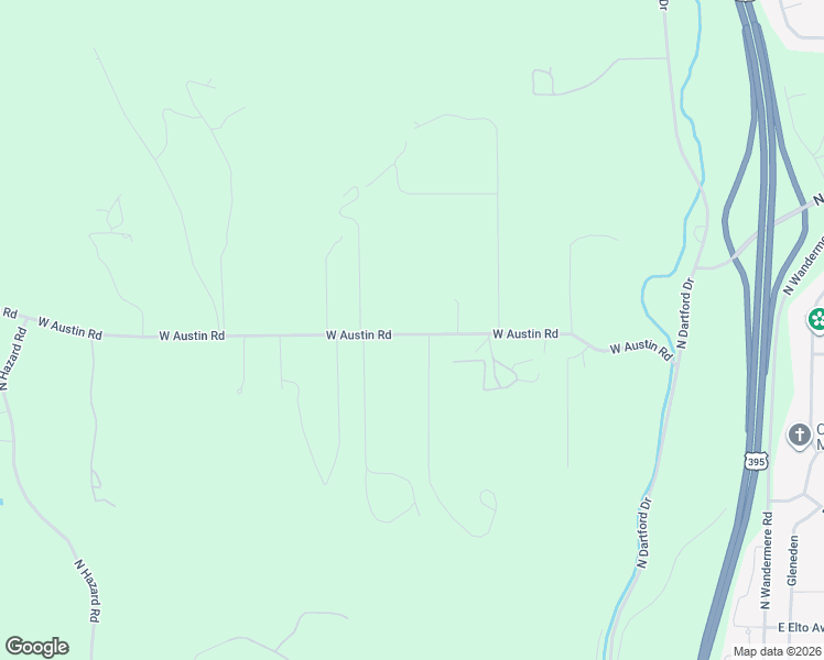 map of restaurants, bars, coffee shops, grocery stores, and more near 694 West Austin Road in Spokane