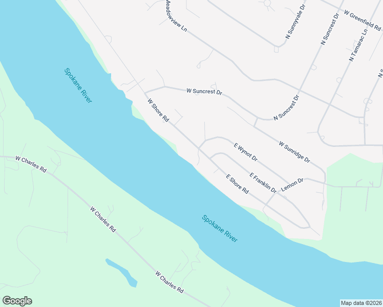 map of restaurants, bars, coffee shops, grocery stores, and more near 202 East Shore Road in Nine Mile Falls