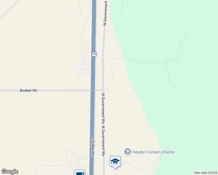 map of restaurants, bars, coffee shops, grocery stores, and more near East Rookery Road in Hayden