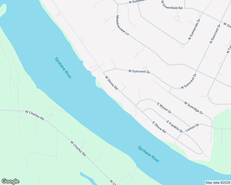 map of restaurants, bars, coffee shops, grocery stores, and more near 12827 West Shore Road in Nine Mile Falls