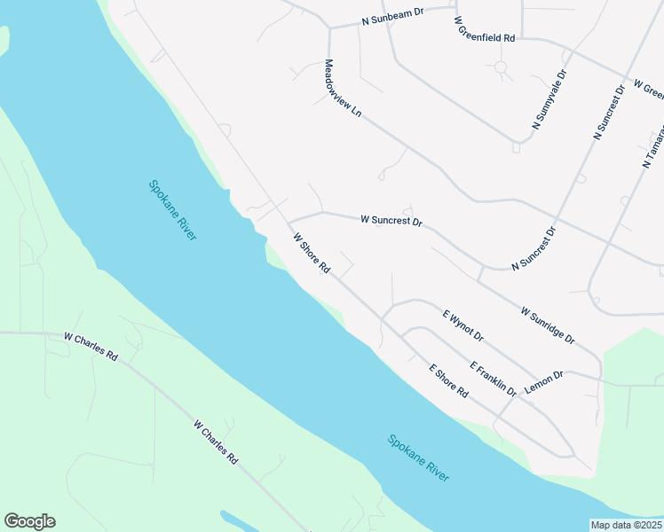 map of restaurants, bars, coffee shops, grocery stores, and more near 12820 West Shore Road in Nine Mile Falls