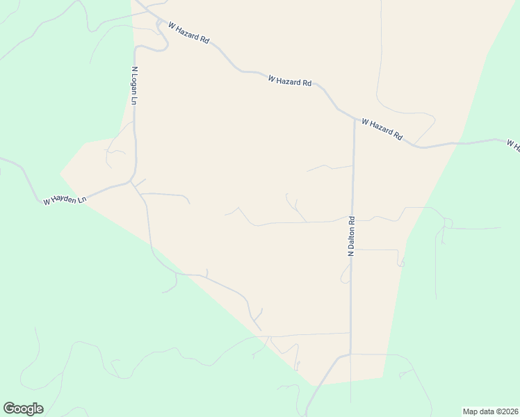 map of restaurants, bars, coffee shops, grocery stores, and more near 16611 North Dalton Road in Spokane