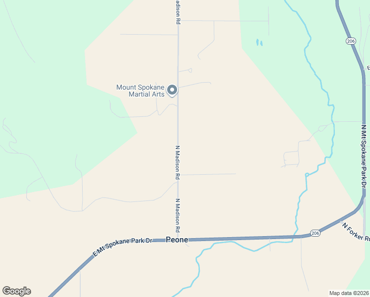 map of restaurants, bars, coffee shops, grocery stores, and more near 16404 North Madison Road in Mead