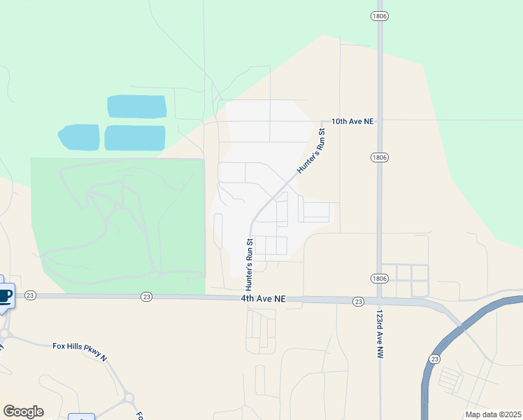 map of restaurants, bars, coffee shops, grocery stores, and more near 3410 5th Avenue Northeast in Watford City