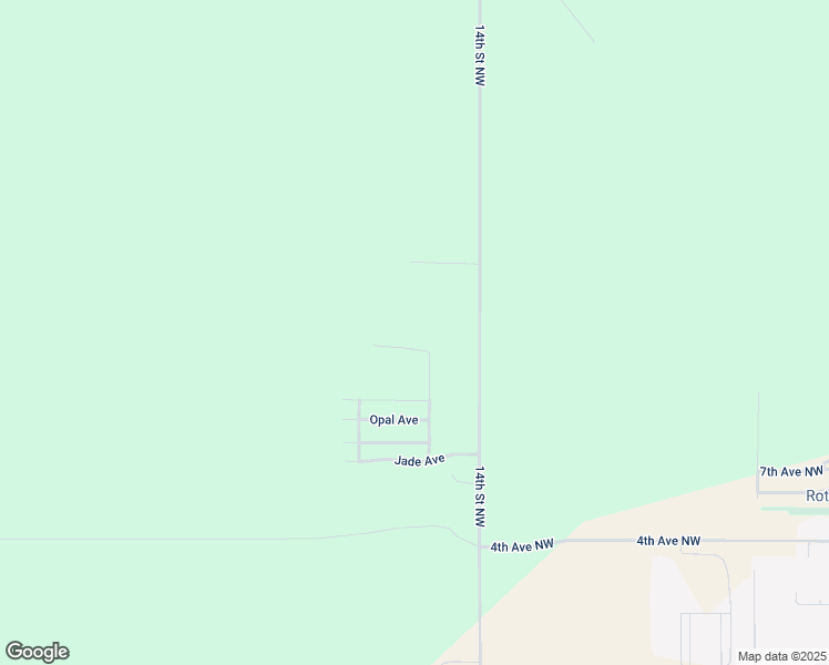 map of restaurants, bars, coffee shops, grocery stores, and more near 1509 Emerald Ridge Road in Watford City