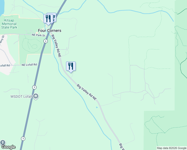 map of restaurants, bars, coffee shops, grocery stores, and more near 27727 Woodpecker Hill Road Northeast in Poulsbo
