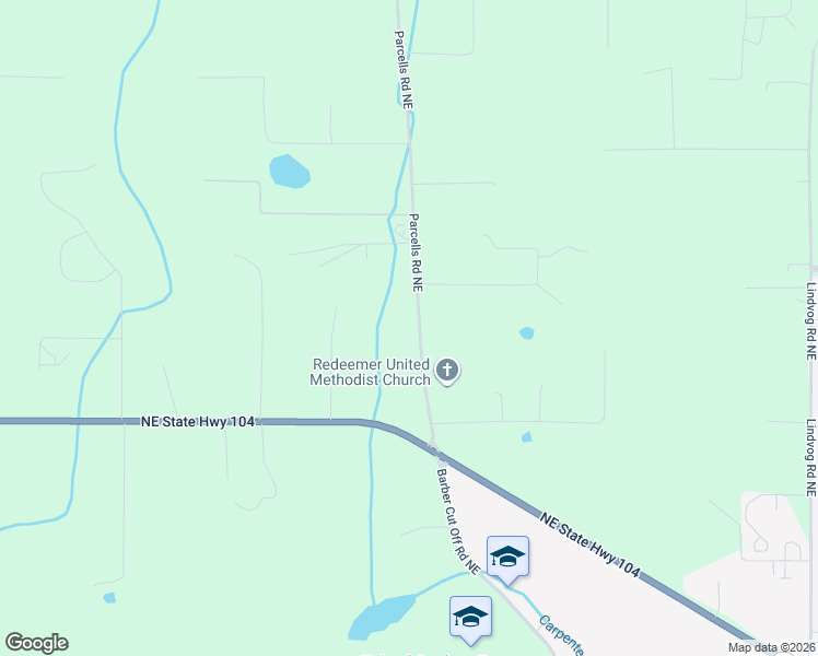map of restaurants, bars, coffee shops, grocery stores, and more near 27587 Parcells Road Northeast in Kingston