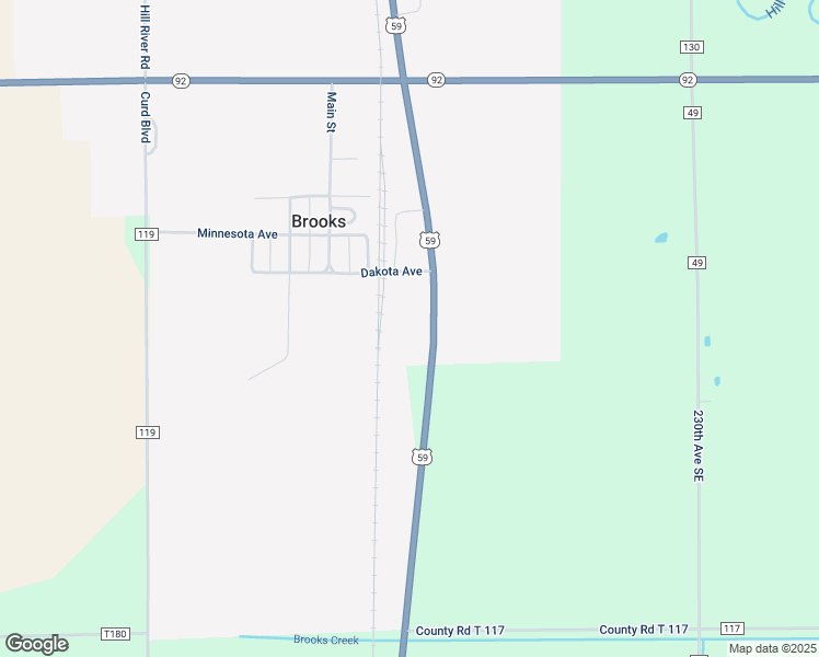 map of restaurants, bars, coffee shops, grocery stores, and more near Dakota Avenue in Brooks