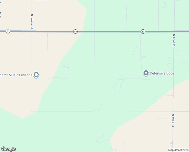 map of restaurants, bars, coffee shops, grocery stores, and more near 15556 North Mountain View Road in Twin Lakes