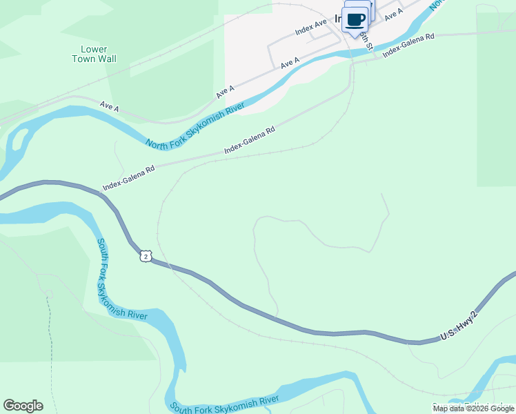 map of restaurants, bars, coffee shops, grocery stores, and more near 206TH Sertz Road in Index