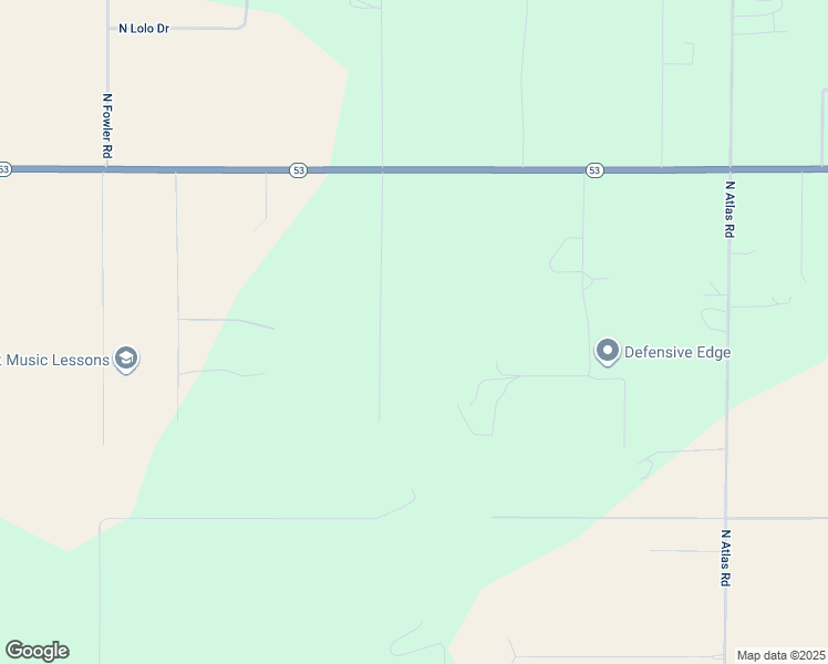 map of restaurants, bars, coffee shops, grocery stores, and more near 15556 North Mountain View Road in Twin Lakes