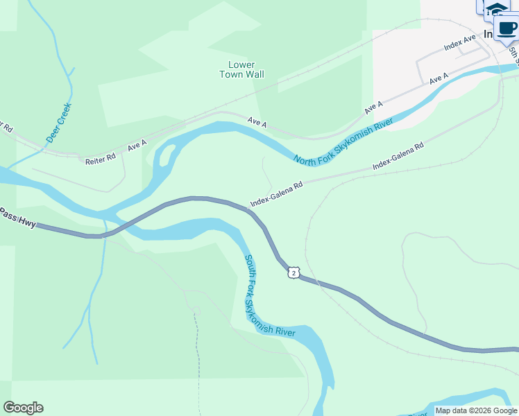 map of restaurants, bars, coffee shops, grocery stores, and more near 42400 U.S. 2 in Index