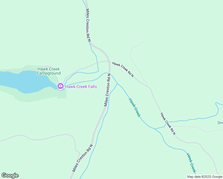 map of restaurants, bars, coffee shops, grocery stores, and more near 37762 Miles Creston Road North in Davenport