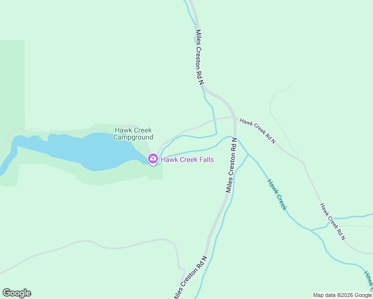 map of restaurants, bars, coffee shops, grocery stores, and more near 37761 Miles Creston Road North in Davenport