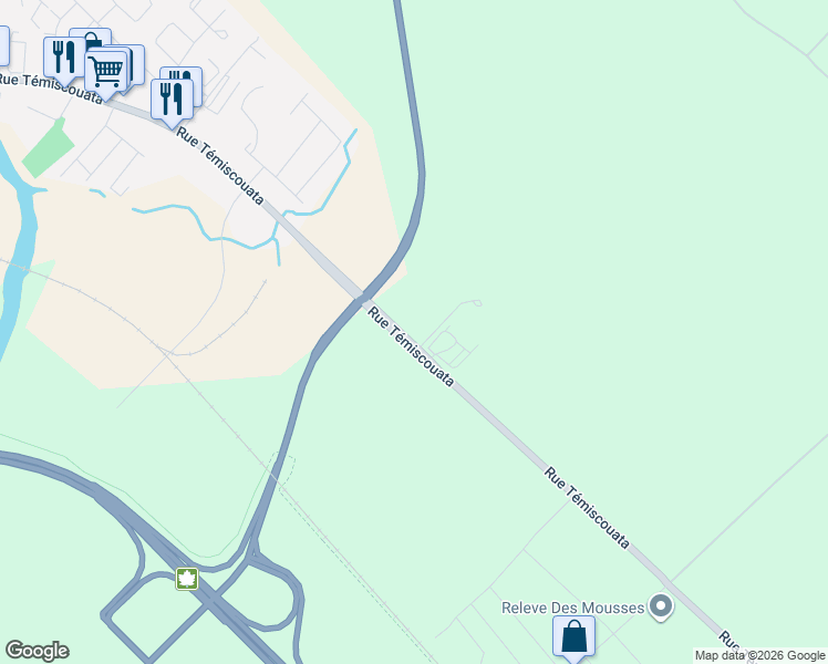 map of restaurants, bars, coffee shops, grocery stores, and more near 409 Rue Témiscouata in Rivière-du-Loup