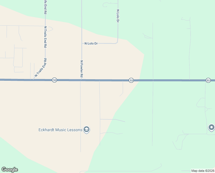 map of restaurants, bars, coffee shops, grocery stores, and more near 4882 Idaho 53 in Rathdrum