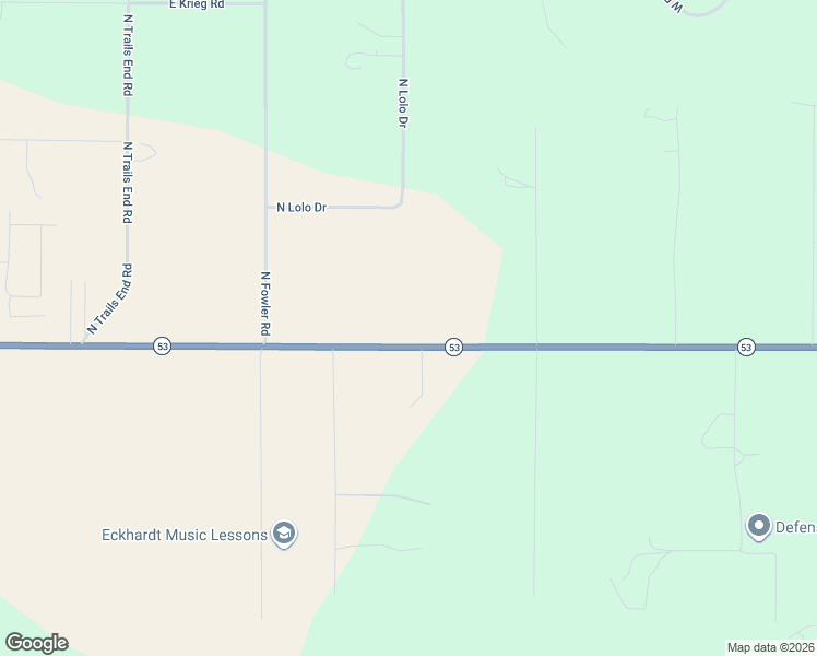 map of restaurants, bars, coffee shops, grocery stores, and more near 4725 Idaho 53 in Rathdrum