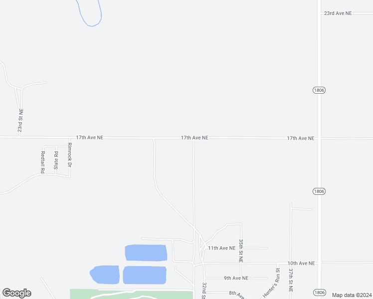 map of restaurants, bars, coffee shops, grocery stores, and more near 17th Avenue Northeast in Watford City