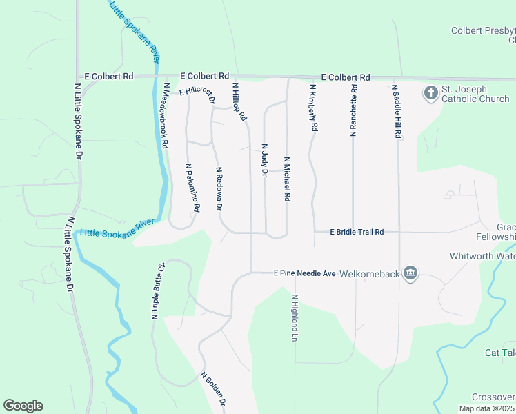 map of restaurants, bars, coffee shops, grocery stores, and more near 17707 North Judy Drive in Colbert
