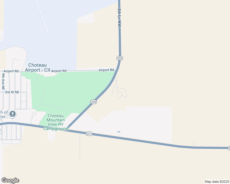 map of restaurants, bars, coffee shops, grocery stores, and more near 47 Highway 220 in Choteau