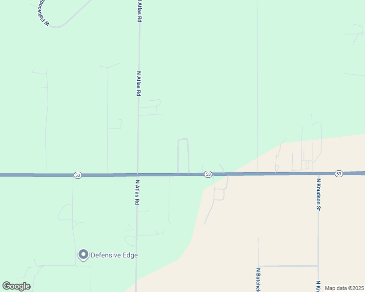 map of restaurants, bars, coffee shops, grocery stores, and more near 3093 Idaho 53 in Rathdrum