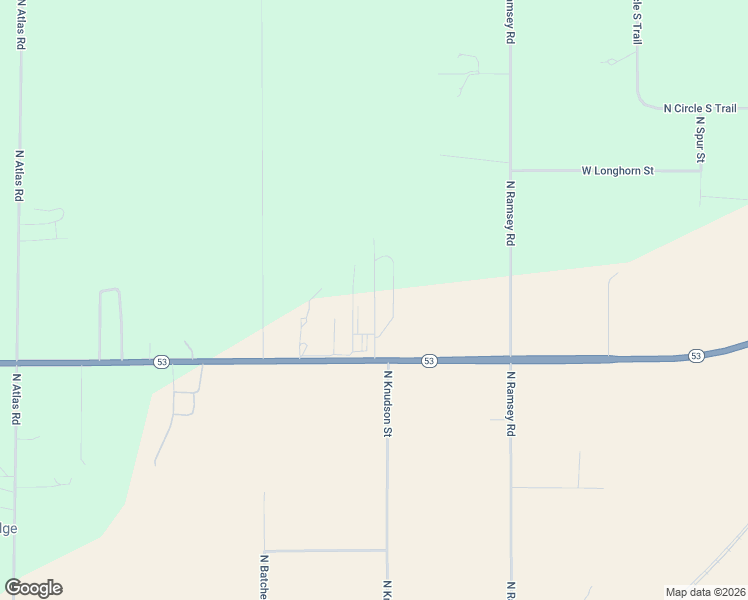 map of restaurants, bars, coffee shops, grocery stores, and more near 2215 Idaho 53 in Rathdrum