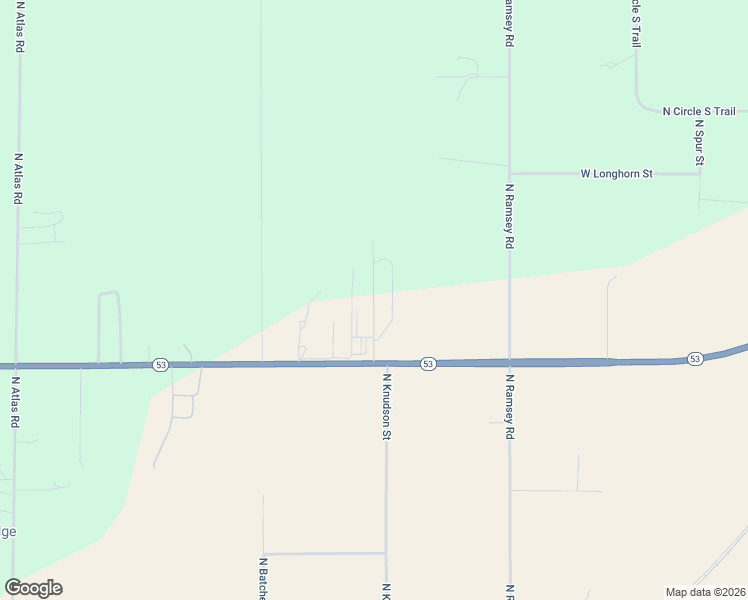 map of restaurants, bars, coffee shops, grocery stores, and more near 2215 Idaho 53 in Rathdrum