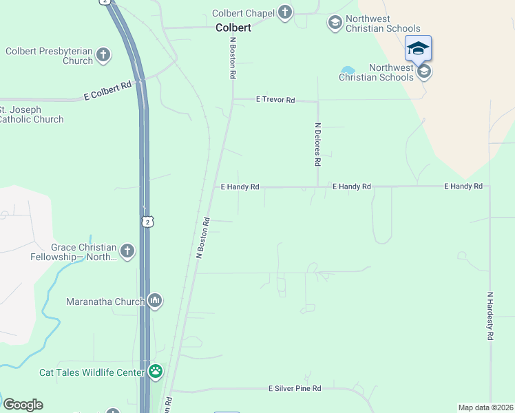 map of restaurants, bars, coffee shops, grocery stores, and more near 17806 North Freedom Lane in Colbert