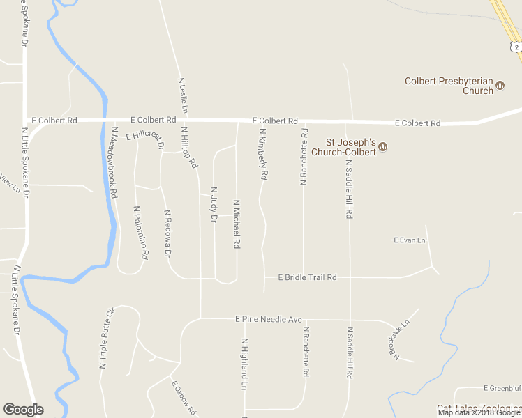 map of restaurants, bars, coffee shops, grocery stores, and more near 17920 North Kimberly Road in Colbert