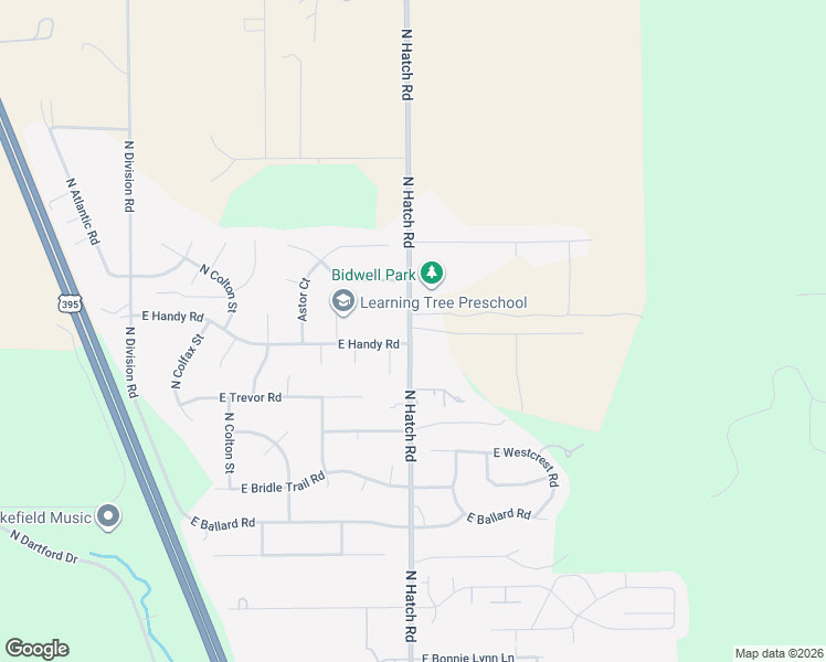 map of restaurants, bars, coffee shops, grocery stores, and more near 18011 North Hatch Road in Colbert
