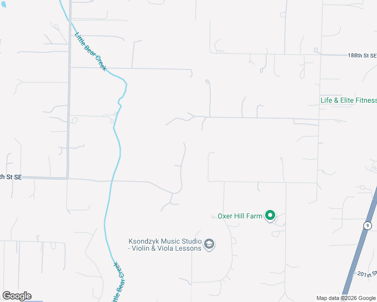 map of restaurants, bars, coffee shops, grocery stores, and more near 19405 58th Avenue Southeast in Bothell