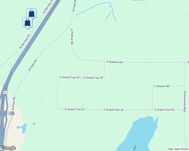 map of restaurants, bars, coffee shops, grocery stores, and more near 1588 East Grand Tour Drive in Hayden