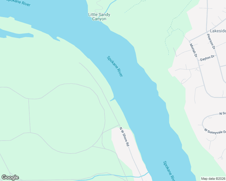 map of restaurants, bars, coffee shops, grocery stores, and more near 18108 North West Shore Road in Nine Mile Falls