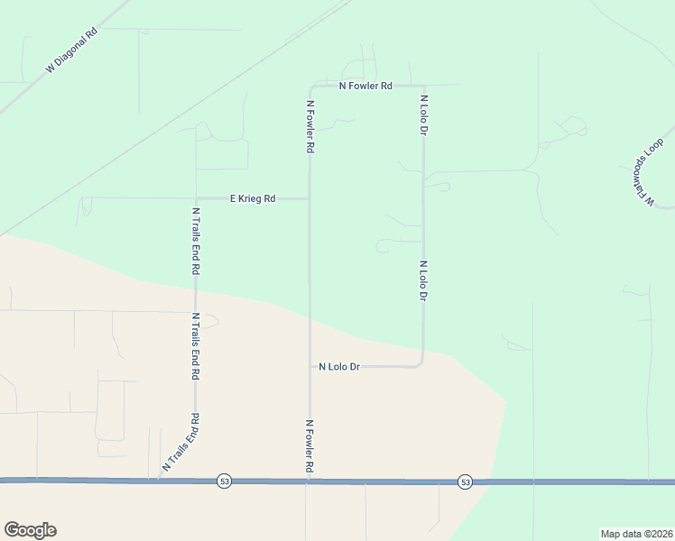map of restaurants, bars, coffee shops, grocery stores, and more near 16836 North Fowler Road in Rathdrum