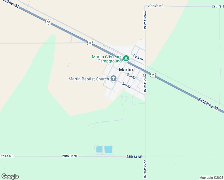 map of restaurants, bars, coffee shops, grocery stores, and more near 400 Herr Avenue in Martin