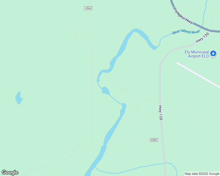 map of restaurants, bars, coffee shops, grocery stores, and more near 1554 Rapids Road in Ely